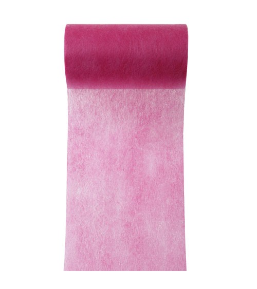 Tischband aus Vlies - pink - 10 cm x 10 m
