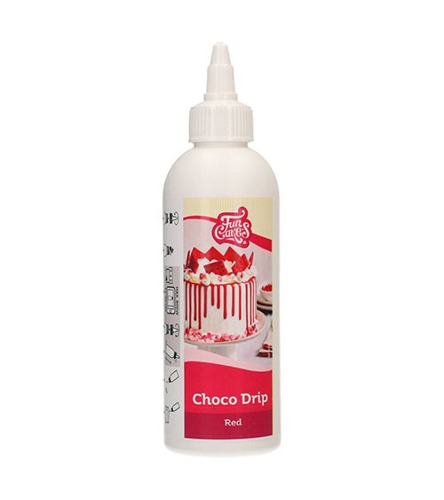 FunCakes Choco Drip - rot - 180 g