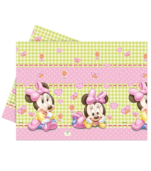 Kunststoff-Tischdecke "Baby Minnie" - 120 x 180 cm