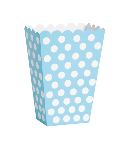 Süßigkeitenboxen "Big Dots" - Powder Blue - 8 Stück