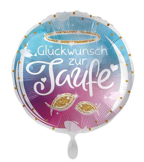 Folienballon "Glückwunsch zur Taufe"