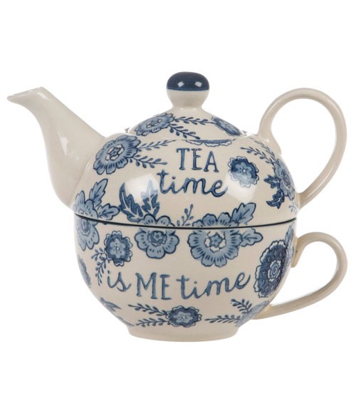 Tee-Set aus Keramik "Me Time" - 2-teilig