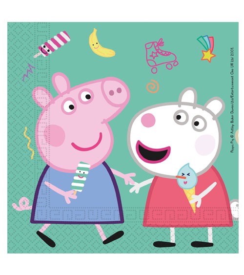 Servietten "Peppa Wutz Party" - 20 Stück